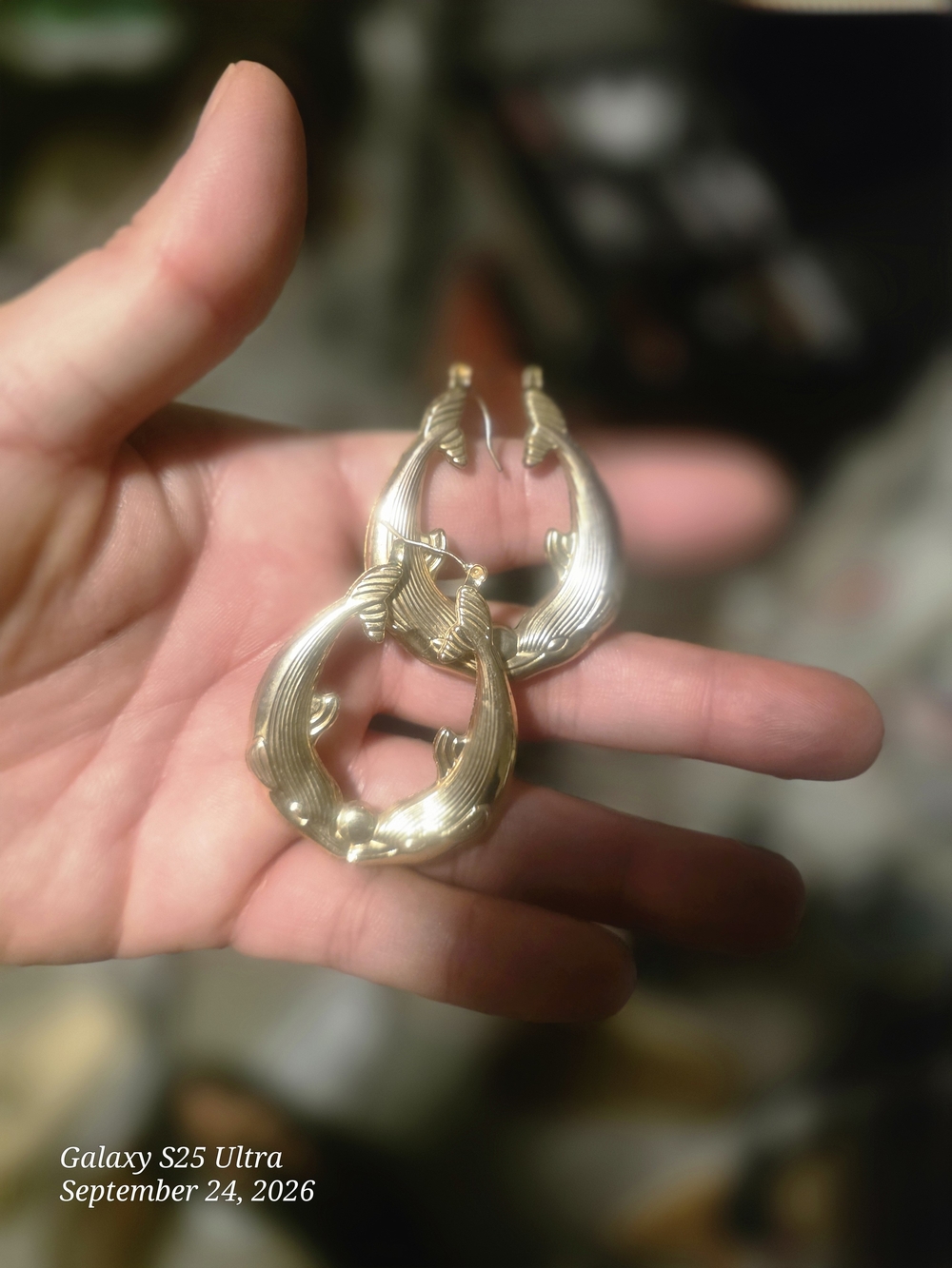 Gold-Tone Hoop Earrings - Classic Women Jewelry
